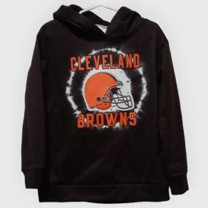 Cleveland Browns Girls' Pullover Hoodie Size XS (4/5)